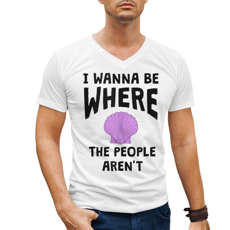 Introverted Sarcastic Humor Antisocial Introvert Men's V-Neck T-Shirt