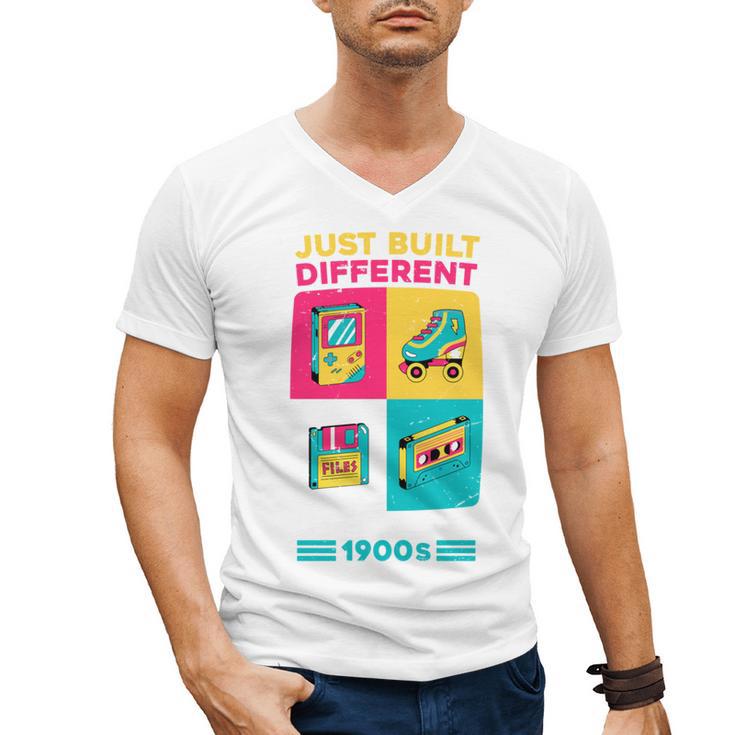 Just Built Different I'M From The 1900S Retro Men's V-Neck T-Shirt