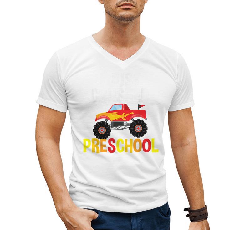 I Just Crushed Preschool Monster Graduation Pre-K Shirt Men's V-Neck T-Shirt