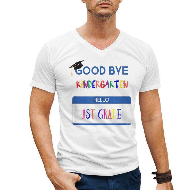 Kindergarten To 1st Grade Graduation T Shirt Men's V-Neck T-Shirt