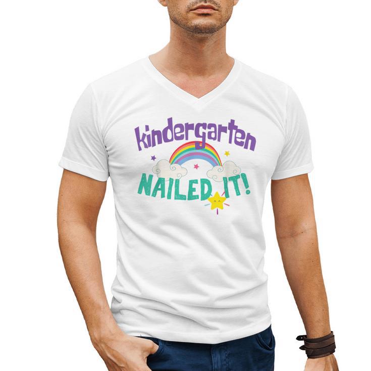 Kindergarten Graduation Nailed It Kids 2021 Men's V-Neck T-Shirt