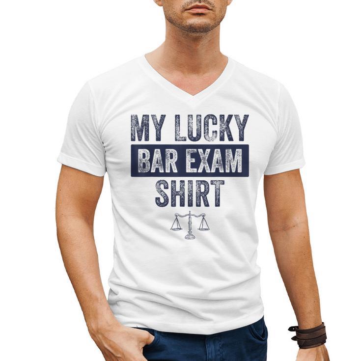 Law School Graduation Him Her Lucky Bar Exam Men's V-Neck T-Shirt