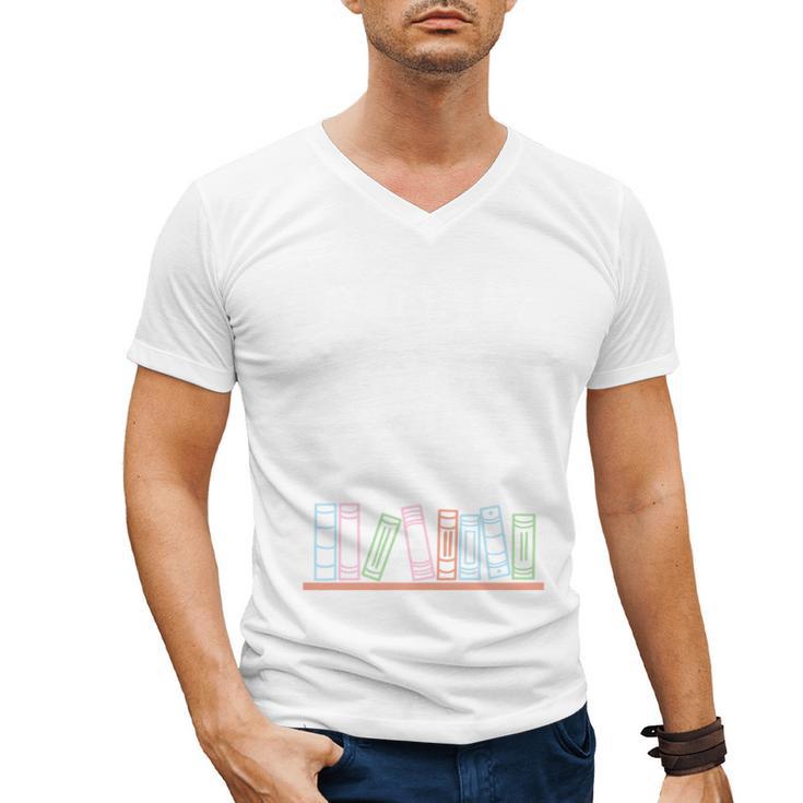 Librarian Library Books Reading Reader Men's V-Neck T-Shirt