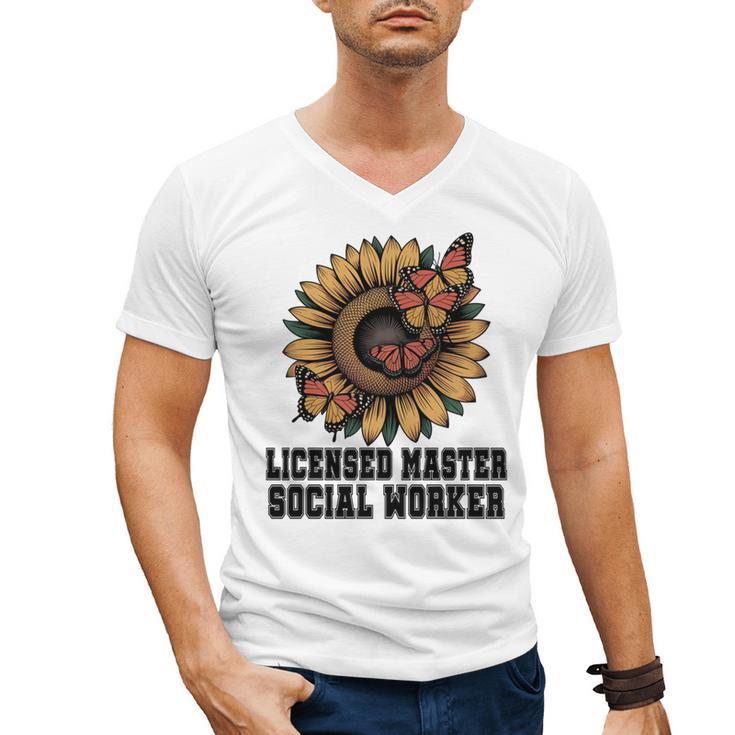 Licensed Masters Social Work Worker LMSW Graduation 2026 Men's V-Neck T-Shirt