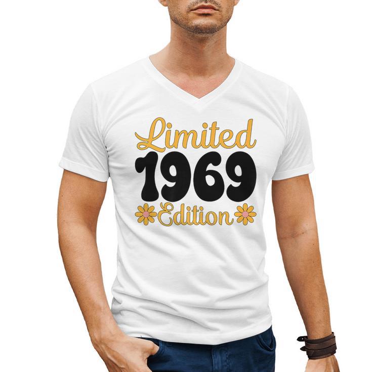 Limited 1969 Edition Retro Nostalgia Art Premium Men's V-Neck T-Shirt