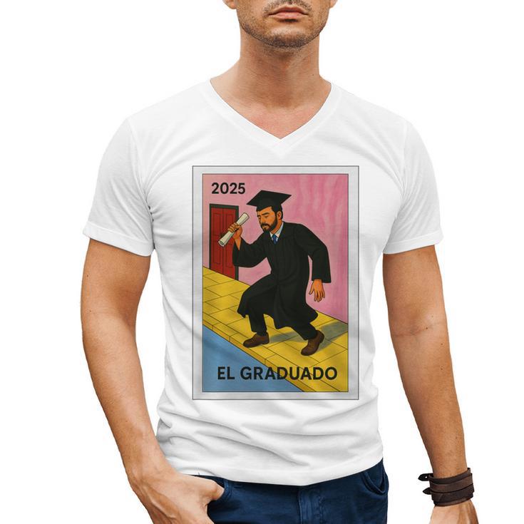Mexican For Graduation 2025 El Graduado Premium Tri-Blend Men's V-Neck T-Shirt