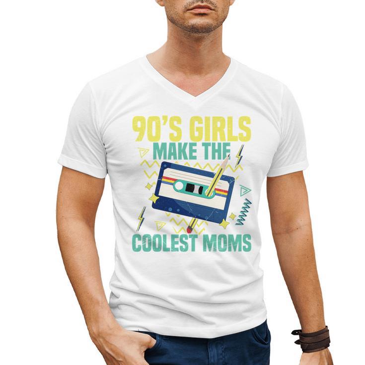Nineties Girls Make The Coolest Moms Nostalgia 90s Mom Men's V-Neck T-Shirt