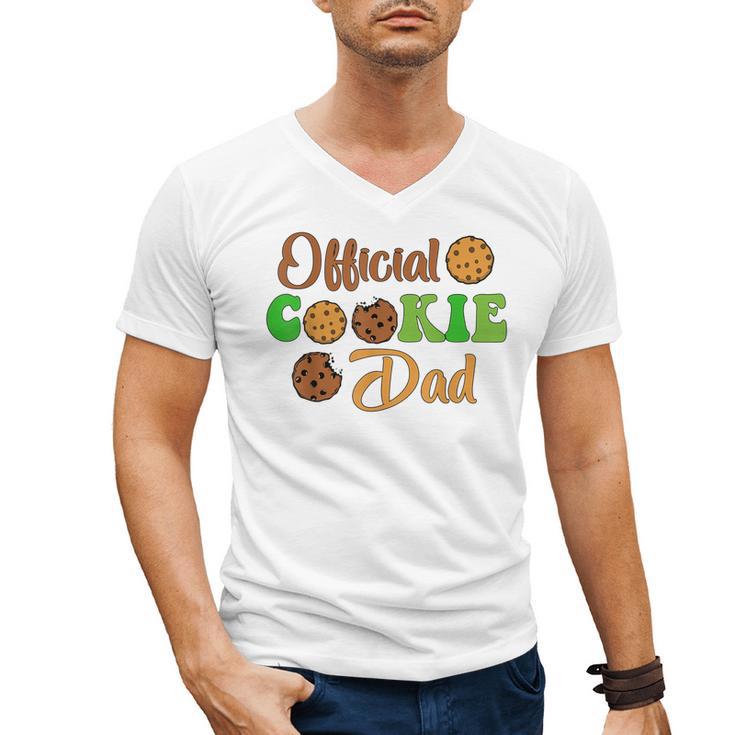 Official Cookie Dad Scout For Girls Cookie Dealer Men's V-Neck T-Shirt