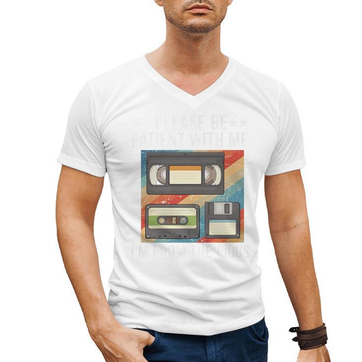 Be Patient With Me I'm From The 1900s Premium Men's V-Neck T-Shirt