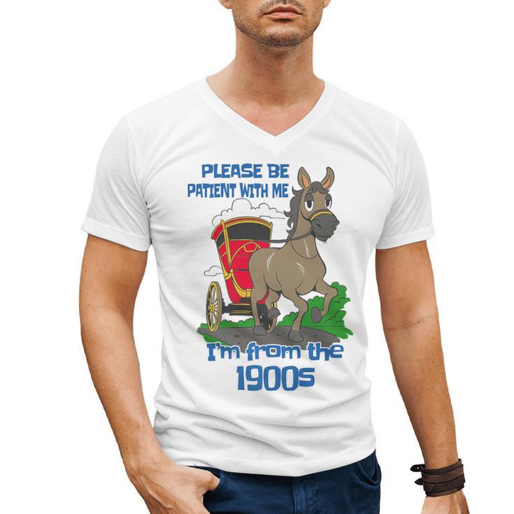 Patient With Me I'm From The 1900s Premium Men's V-Neck T-Shirt