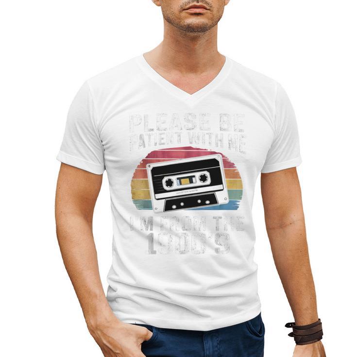 Please Be Patient With Me I'm From The 1900s Retro 90s Men's V-Neck T-Shirt