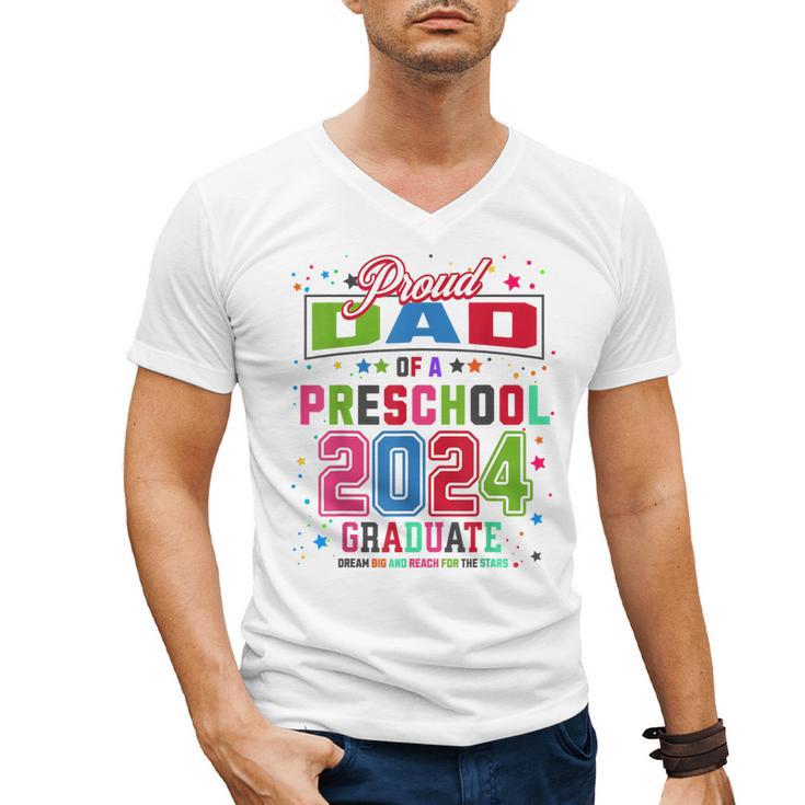 Pre School Graduation Idea For Dad & Preschool Graduation Men's V-Neck T-Shirt