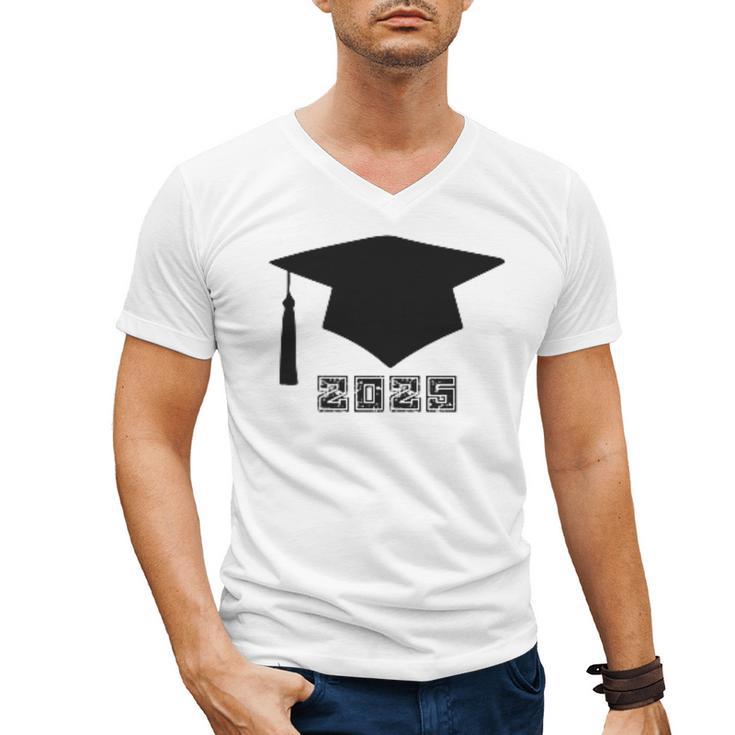 SENIOR 2025 Cute Graduation Class Of 2025 Graduate Men's V-Neck T-Shirt
