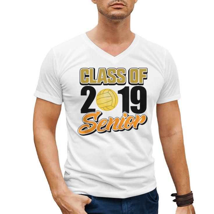 Senior Class Of 2019 Tshirt Graduation School Volleyball Men's V-Neck T-Shirt
