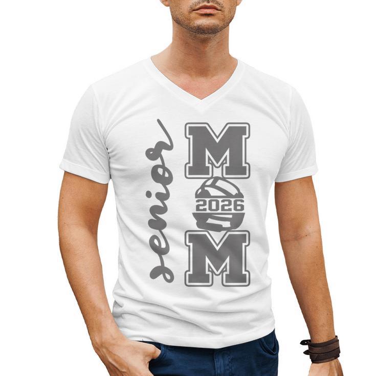 Senior Mom 2026 Wrestling Athlete Proud Parent Graduation Men's V-Neck T-Shirt