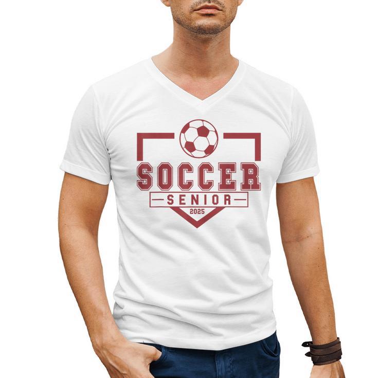 Soccer Senior Night Soccer Senior 2025 Graduation 33 Men's V-Neck T-Shirt