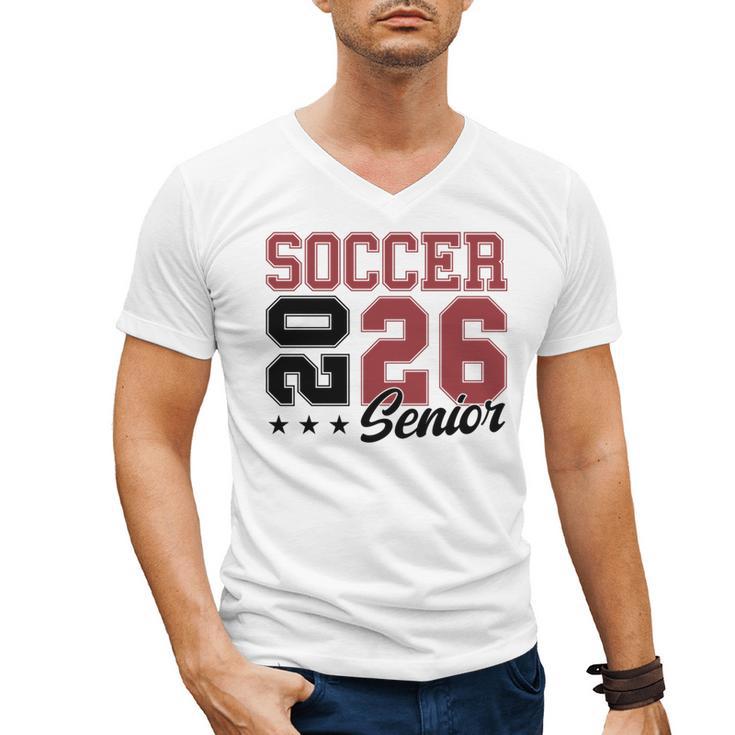 Soccer Senior Night Soccer Senior 2026 Graduation 71 Men's V-Neck T-Shirt