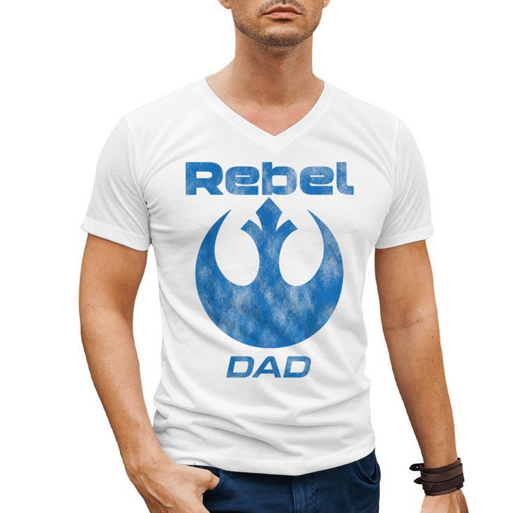Star Wars Rebel Alliance Matching Family DAD T-Shirt Men's V-Neck T-Shirt