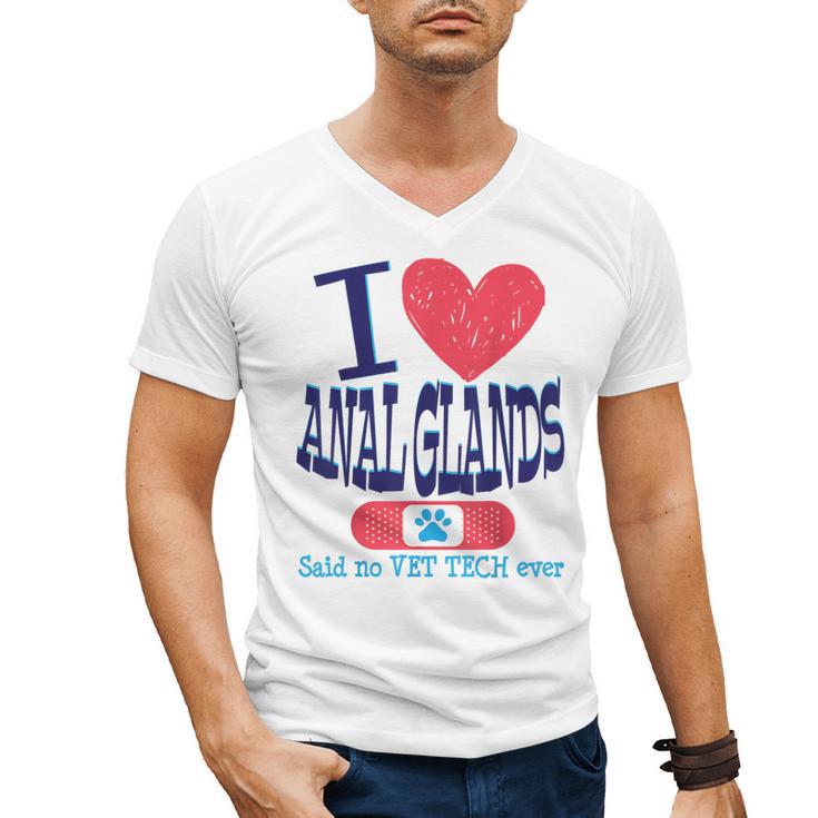 Vet Tech I Love Veterinary Technician Graduation Men's V-Neck T-Shirt