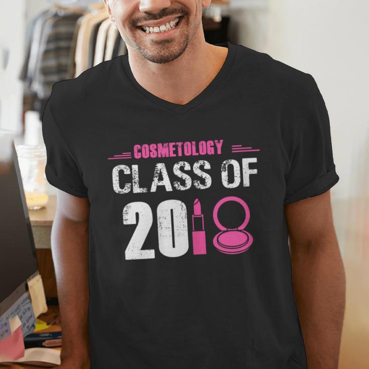 2018 Cosmetology Graduation Shirt Makeup Artist Men's V-Neck T-Shirt