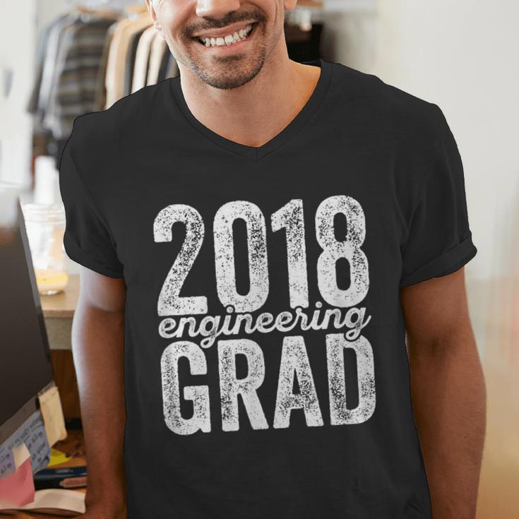 2018 Engineering Graduation Engineer Graduate Degree Men's V-Neck T-Shirt