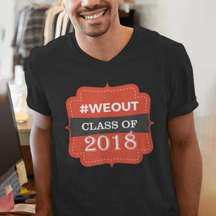 We Out 2018 Graduation Shirts Men's V-Neck T-Shirt