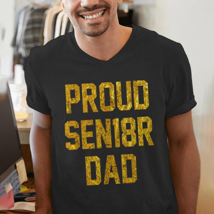 2018 Senior Dad High School Graduation Party SEN18RShirt Men's V-Neck T-Shirt