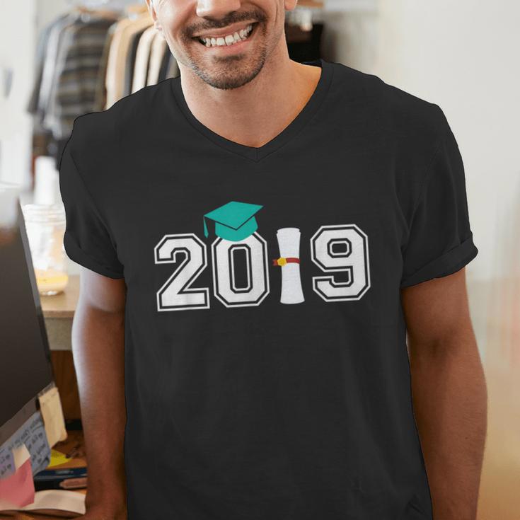 2019 Graduate Graduation Shirt For Senior 2019 Men's V-Neck T-Shirt