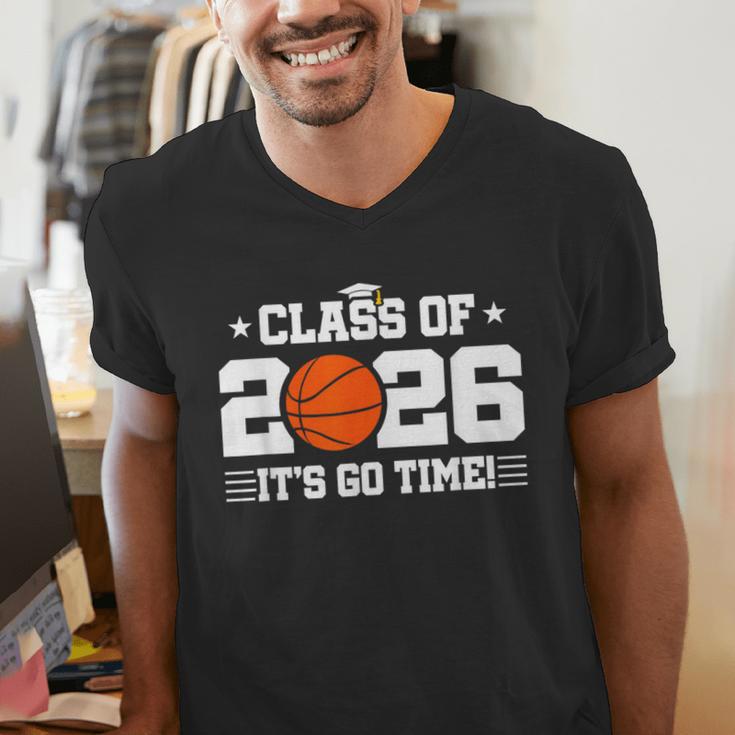 2026 Basketball Player 2026 Graduation Class Of 2026 Men's V-Neck T-Shirt
