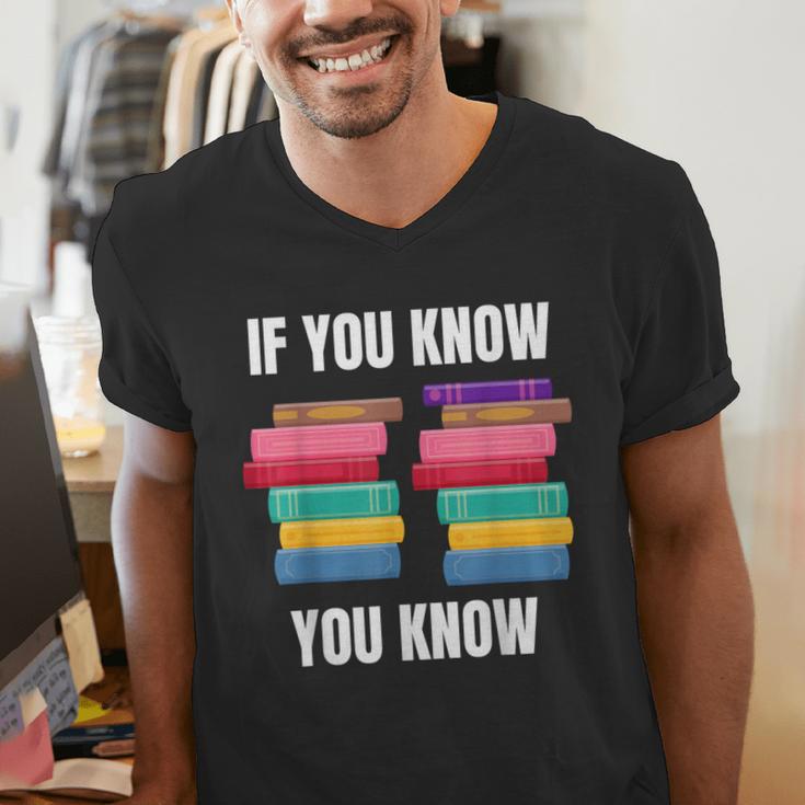67 Reading Books 6 7 If You Know Six Seven Men's V-Neck T-Shirt