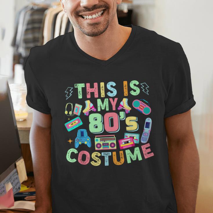This Is My 90s Costume Mixtape Era Outfits Nostalgia 1990s Men's V-Neck T-Shirt This Is My 90s Costume Mixtape Era Outfits Nostalgia 1990s Men's V-Neck T-Shirt
