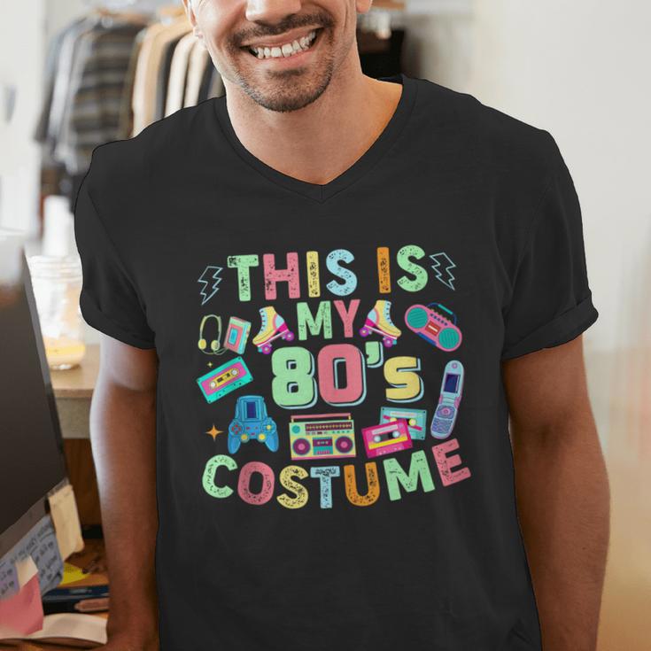 This Is My 90s Costume Mixtape Era Outfits Nostalgia 1990s Men's V-Neck T-Shirt This Is My 90s Costume Mixtape Era Outfits Nostalgia 1990s Men's V-Neck T-Shirt