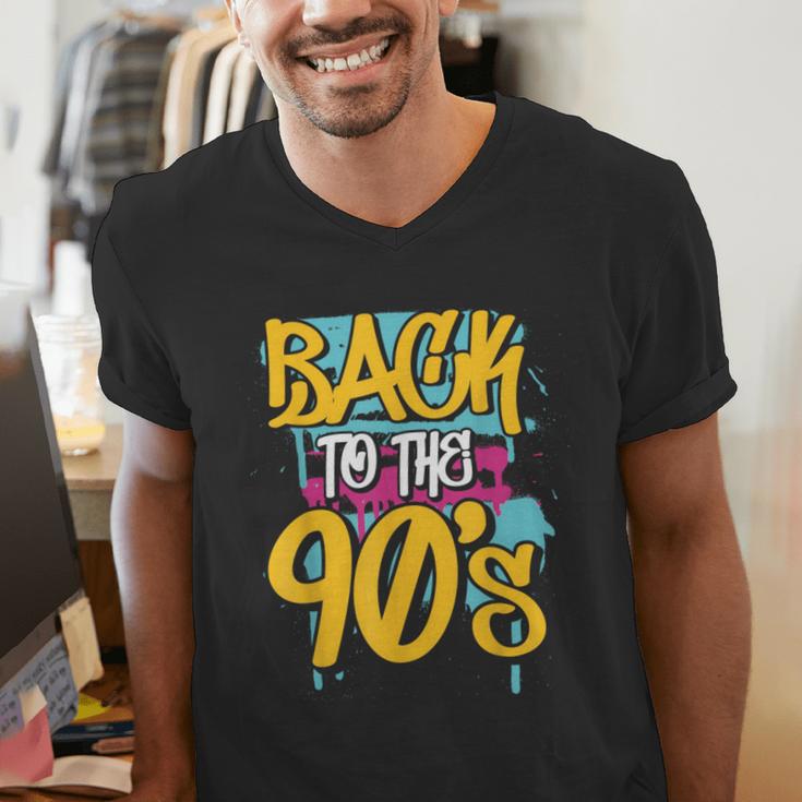 90's Nineties 1990s Nostalgia Men's V-Neck T-Shirt