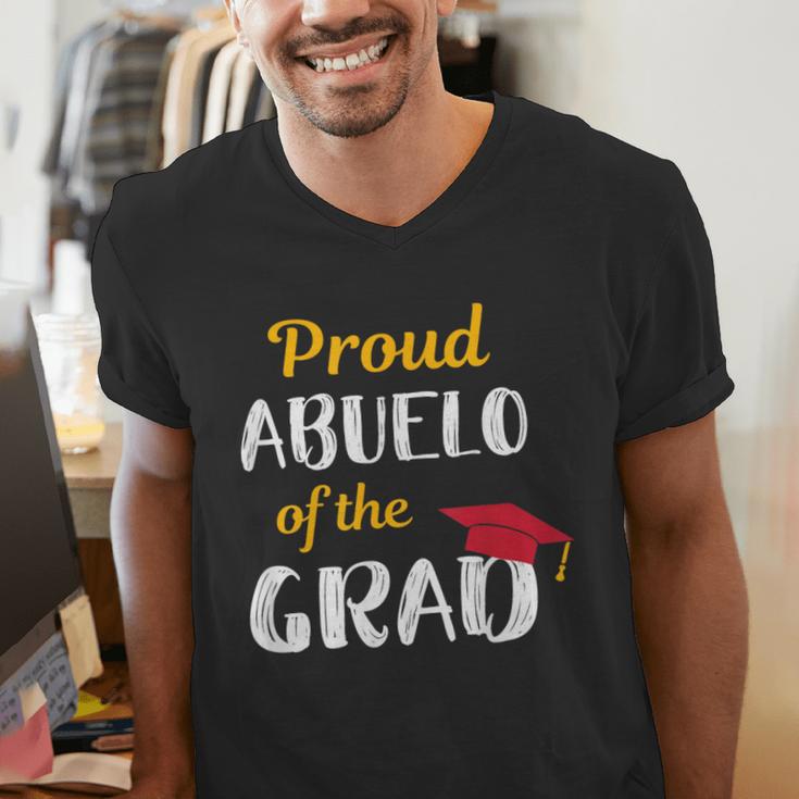 Abuelo Of Graduate Shirt Proud Grandpa Graduation Tee Men's V-Neck T-Shirt