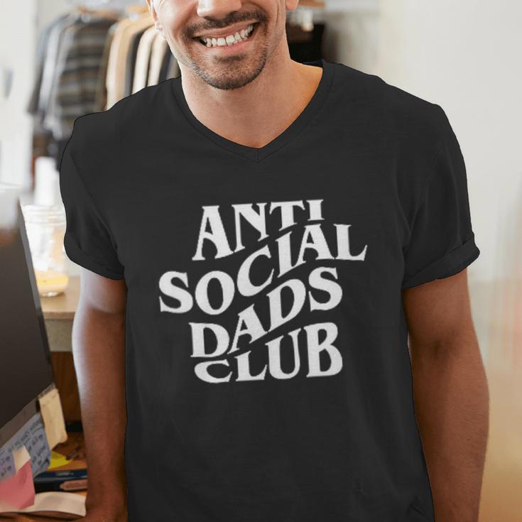 Anti Social Dads Club Dad Life Father's Day Men's V-Neck T-Shirt