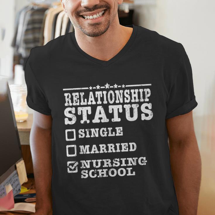 Anti Valentines Day Nursing School Nurse Graduation Shirt Men's V-Neck T-Shirt