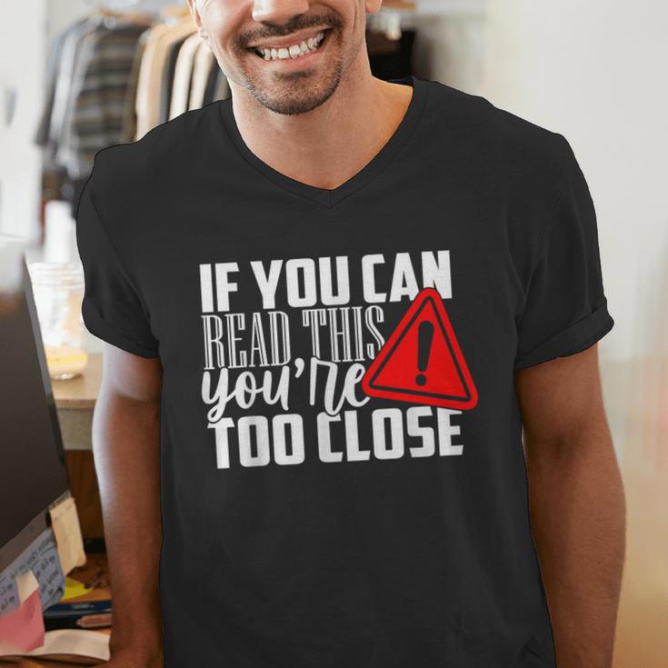 Antisocial Keep Away Sarcastic Bad Attitude Introvert Men's V-Neck T-Shirt