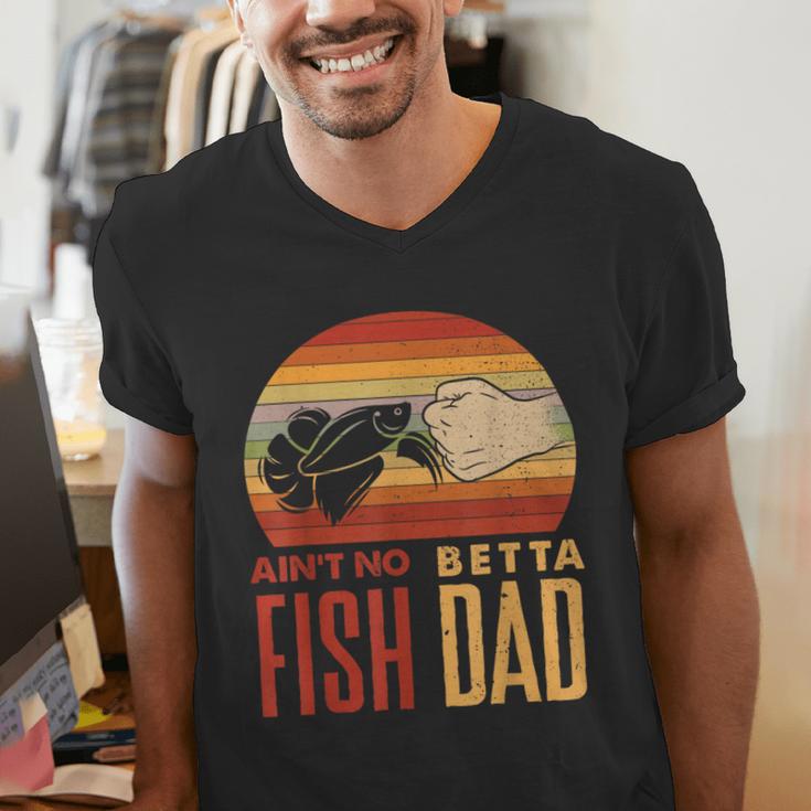 Aquascaping Aquarium Aint No Betta Fish Dad Betta Fish Men's V-Neck T-Shirt