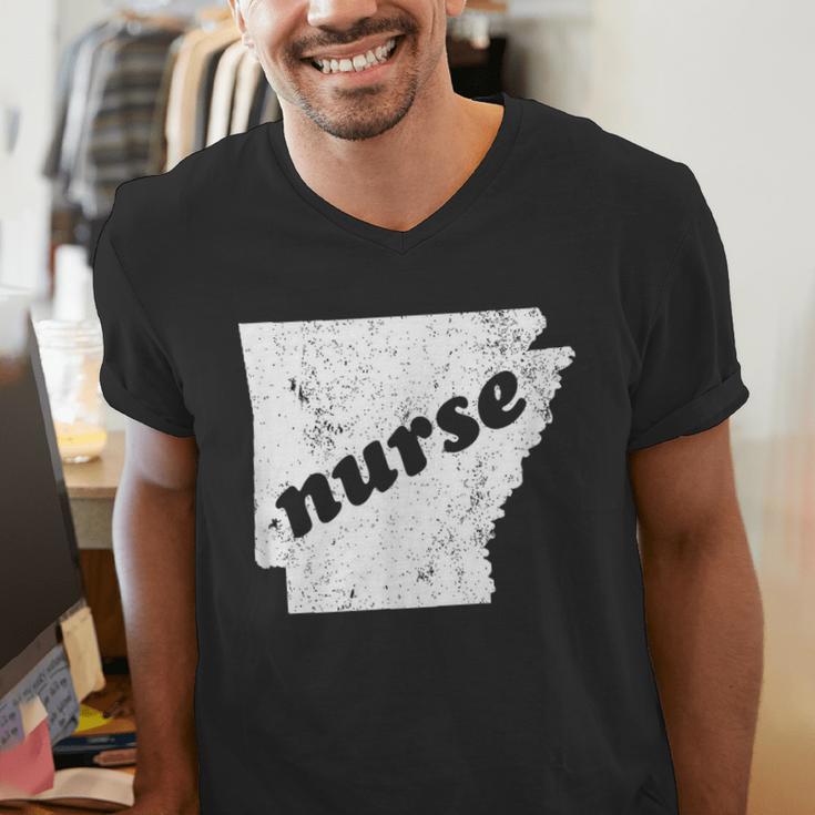 Arkansas Nursing Nurse Graduation Men's V-Neck T-Shirt