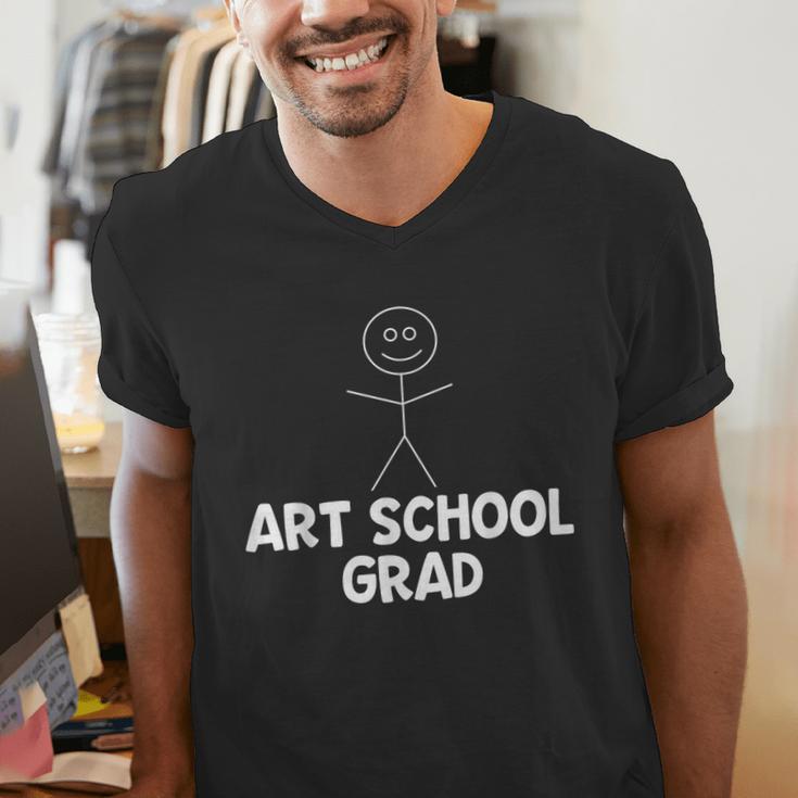 Artist Shirt Art School Grad Graduation Shirt Men's V-Neck T-Shirt