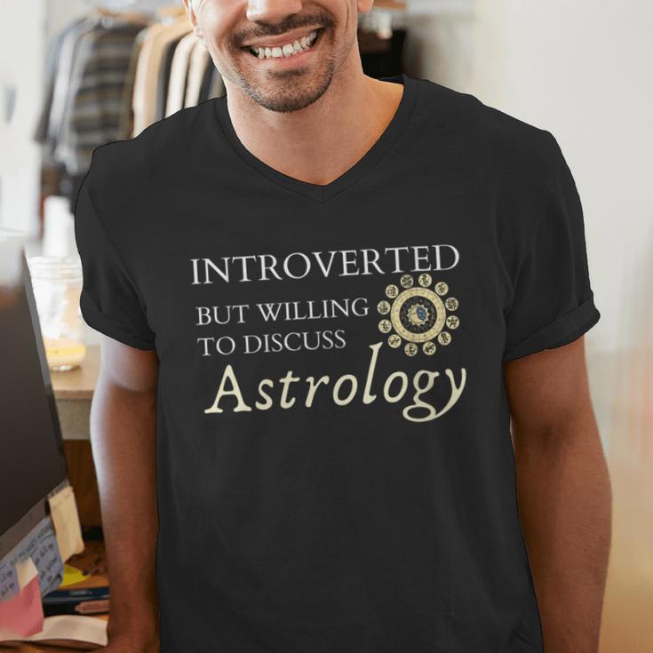 Astrology Quote For Introvert Astrologists Spirituality Men's V-Neck T-Shirt