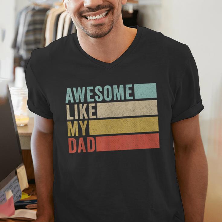 Awesome Like My Dad Men's V-Neck T-Shirt