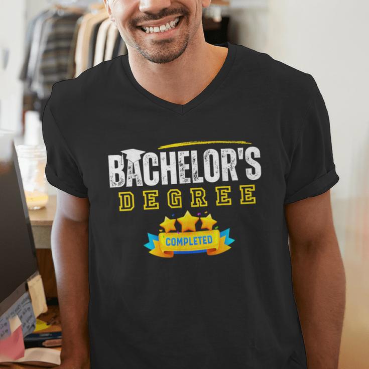 Bachelors Degree Graduation Senior Celebration Grad Party Men's V-Neck T-Shirt