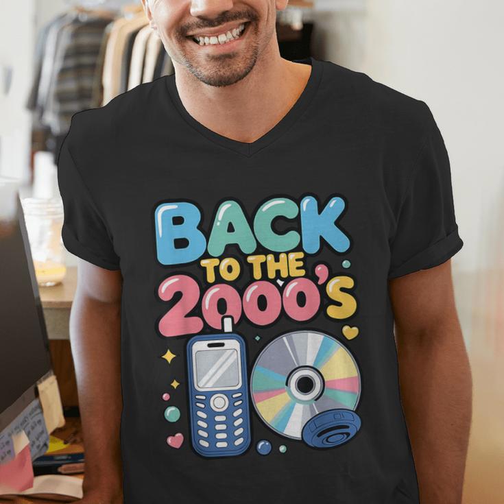 Back To The 2000s Retro Nostalgia Men's V-Neck T-Shirt