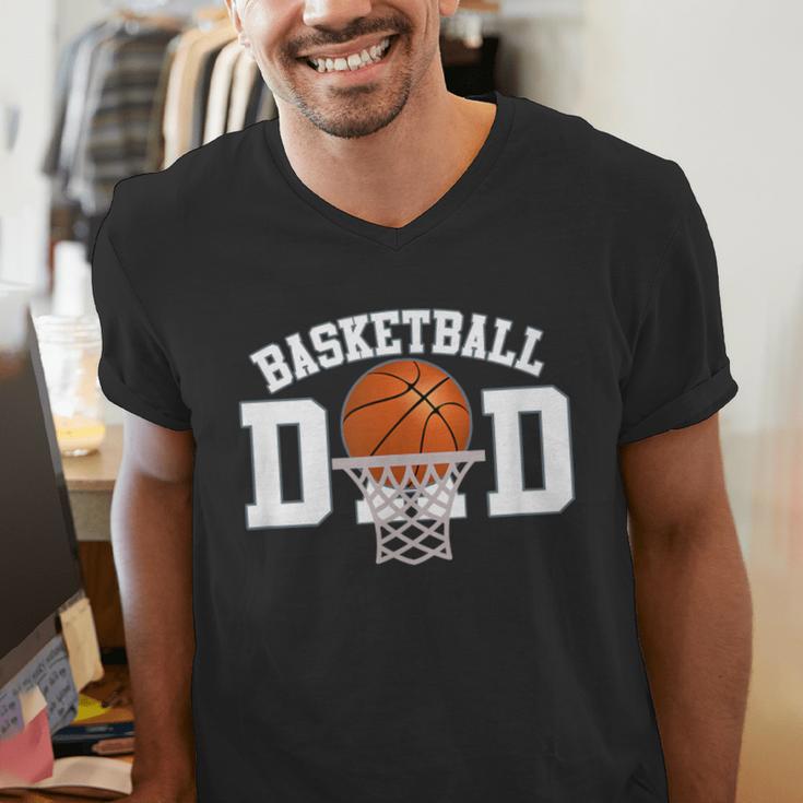 Basketball Dad Men's V-Neck T-Shirt