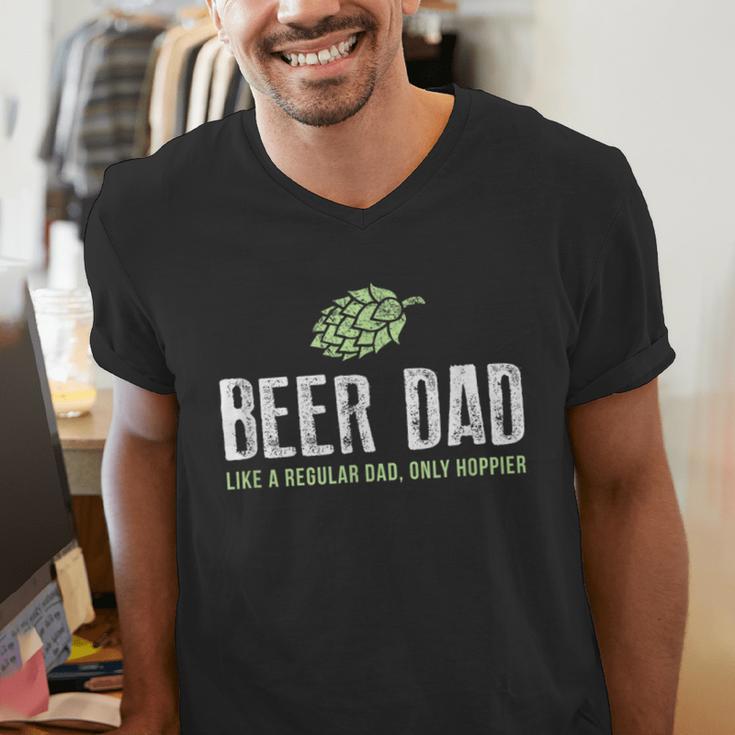 Beer Dad Shirt Cute Hops Drinking Men's V-Neck T-Shirt Beer Dad Shirt Cute Hops Drinking Men's V-Neck T-Shirt