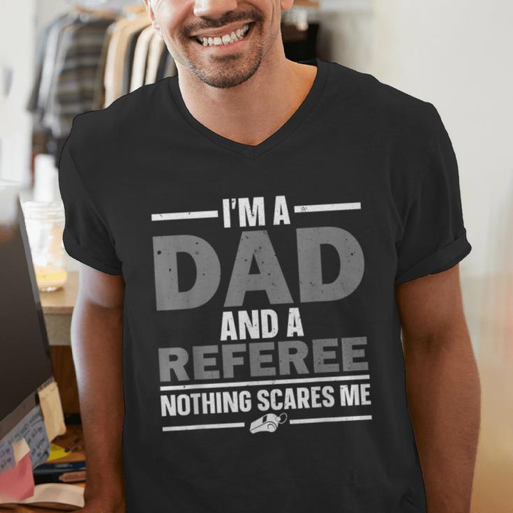 Best Referee For Men Dad Reffing Sports Ref Referee Men's V-Neck T-Shirt