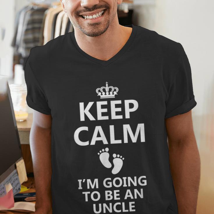Best Uncle Art For Men Dad Pregnancy Reveal New Uncle To Be Men's V-Neck T-Shirt