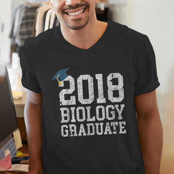 Biology Graduation Shirt 2018 Science Biology Graduate Men's V-Neck T-Shirt