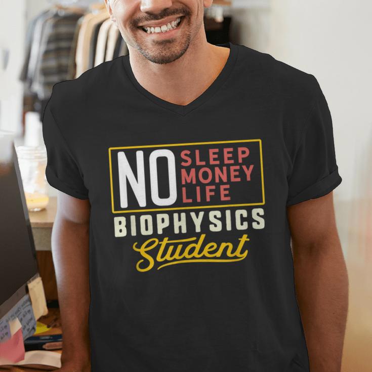 Biophysics Major Student Shirt Graduation College Men's V-Neck T-Shirt